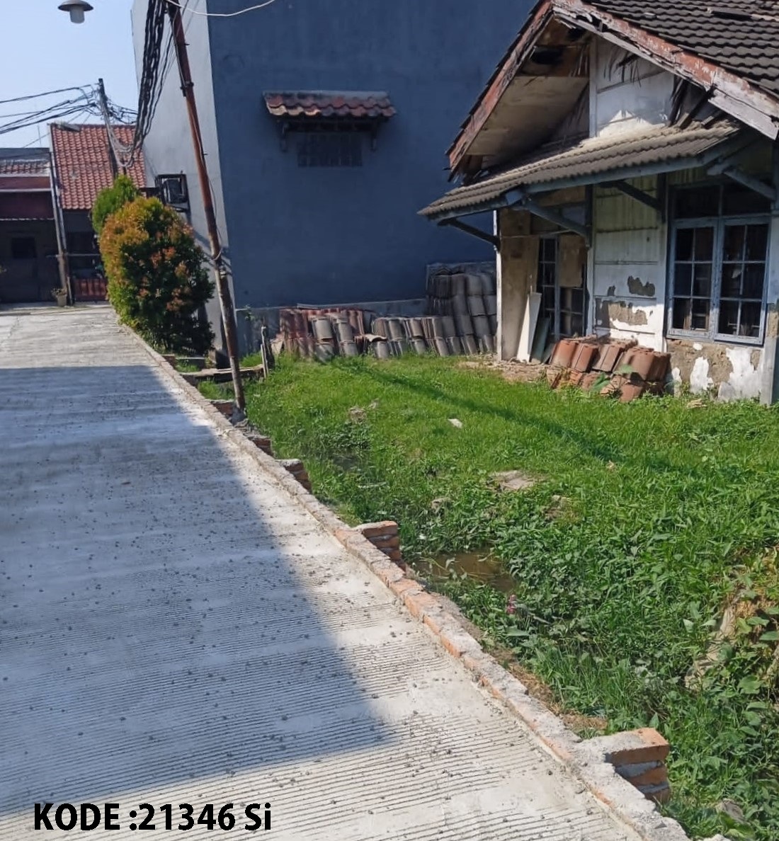 Dijual Rumah Tua Harapan Indah, Hitung Tanah, Luas 15x15 Meter, Kode :21346 Si